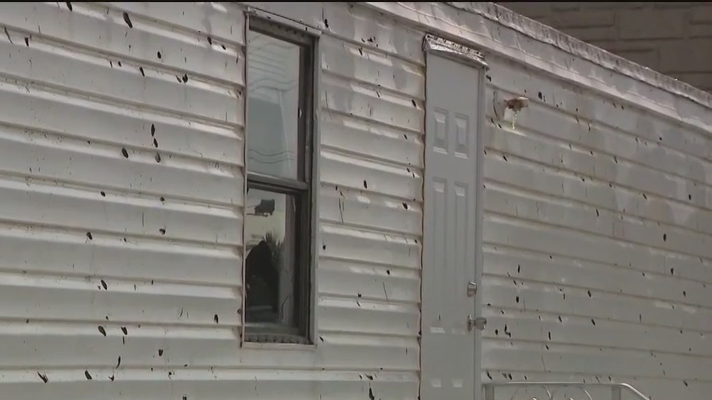 Hail storms damage homes, vehicles in Central Florida